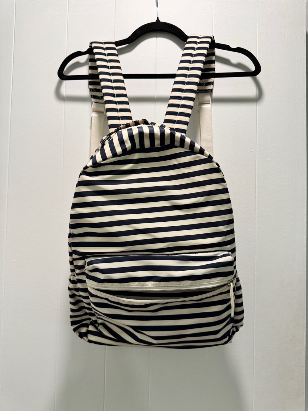 wild fable Navy and White Striped Backpack